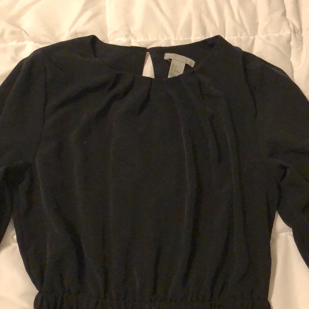 Black long sleeved H&M dress